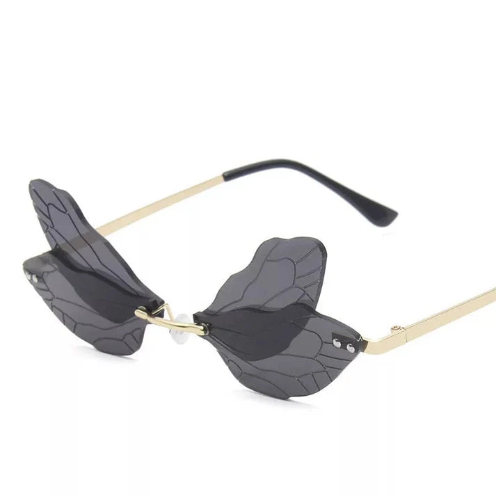 Black Butterfly Sunglasses