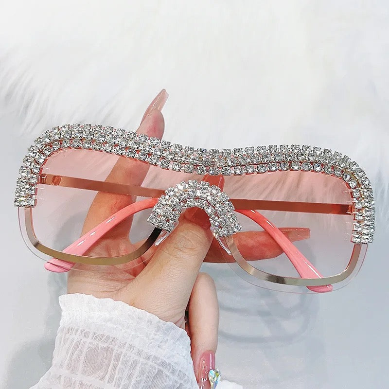 Voguish Rhinestone Sunglasses