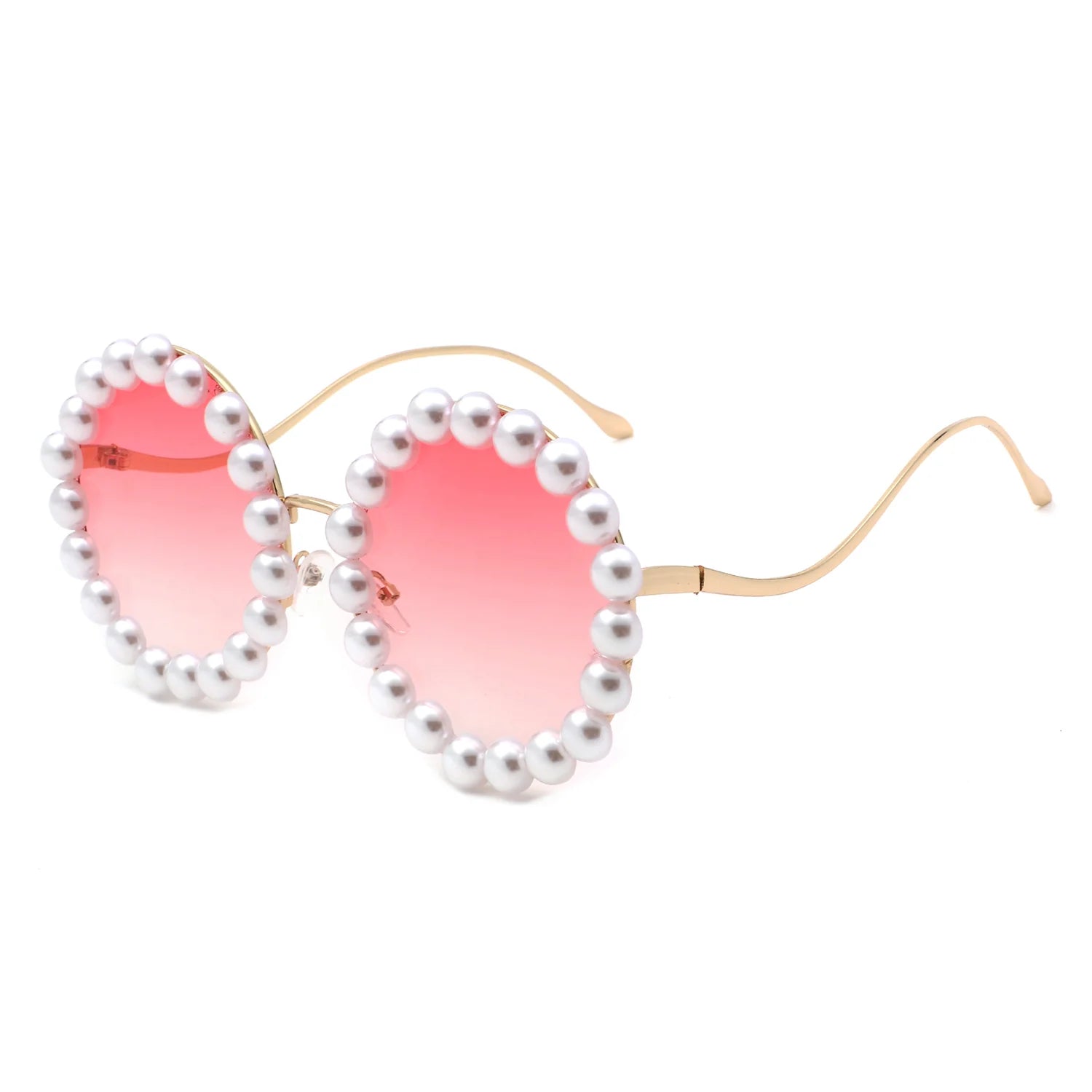 Exclusive Round Pearl sunglasses
