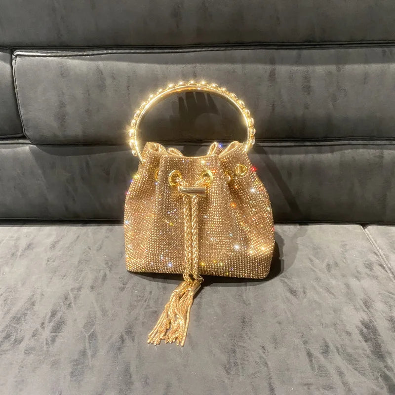 Designer Golden Stella Potli Bag