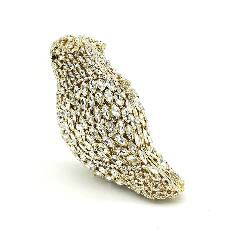 Aviary Golden Charm Clutch