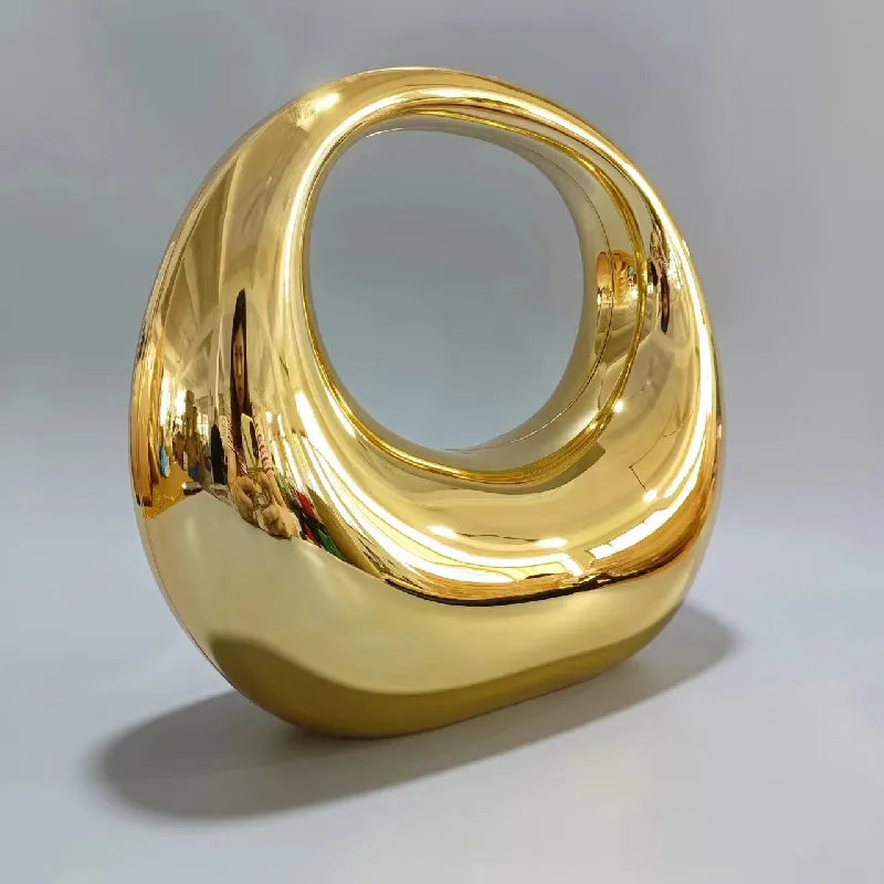 Bliss Acrylic Golden Clutch