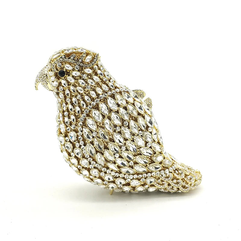 Aviary Golden Charm Clutch