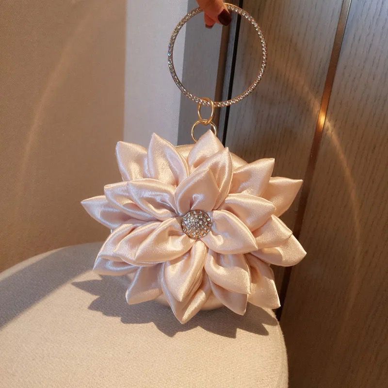 Jasmine Petal Beige Clutch