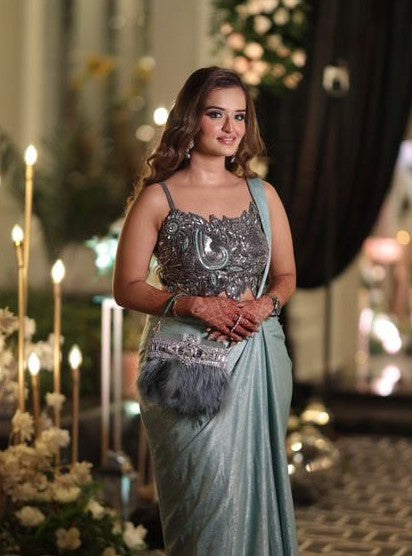 Premium Green Sky Furry bag